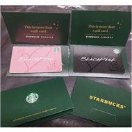 BLACKPINK + STARBUCKS cash recharge card
