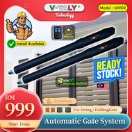 (V-TALY) MX100 Auto Gate System For Swing & Folding Gate Arm Motor Technology of Italy Autogate Auto