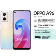 HP OPPO A96 RAM 8/256 8GB 256GB BARU GARANSI RESMI INDONESIA 1TH GRESS