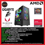 PC Desktop AMD Ryzen 7 7700/32GB/1TB SSD/AMD Radeon/500W