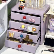 Desktop Tin Iron Storage Box Shelf Drawer Type G2F Office Desk File Storage Multi-Layer SRBH