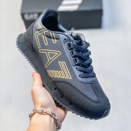 EMPORIO ARMANI EA7 Men's Low-Top Life Casual Shoes Thick-Soled Sneakers