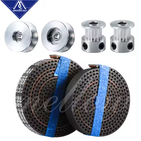 MELLOW Customize Prusa I3 MK2S/MK3 3D Printer Idler Pulley, 16 Teeth Pulley, GT2 Width 6MM GATES-LL-