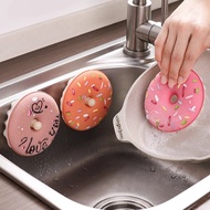 Donut-shaped Dishwashing Sponge, Cute Cartoon Dishwashing Sponge