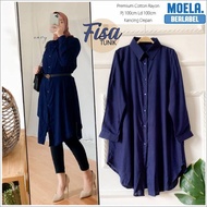 EME7E FISA TUNIK Katun Rayon BUSUI Baju Atasan Wanita Baju Tunik