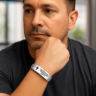 PERRY Inspirational Quotes Braclets, Adjustable Bible Verse Family Friendship Bracelet, Wristband Si