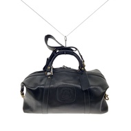 GHURKA Boston bag leather BLK No.92 Direct from Japan Secondhand