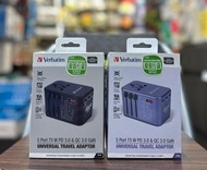 💥全新現貨💥 Verbatim 5 Port 75W PD 3.0 & QC 3.0 GaN Travel Adaptor 66919 / 66920