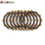 7XPCS Motorcycle Clutch Disc Cork Friction Plates For Suzuki RGV 250 Gamma GS 450 GS450E GS450L GS45