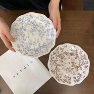 Luxury French Style Plate / Luxury French Style Aesthetic Plate / Aesthetic French Dessert Plate / A