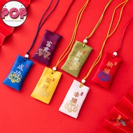 POP Lucky Spiritual Salt Pouch Spiritual Salt With Sachet Buddhist Spiritual Salt Pouch Necklace Amu