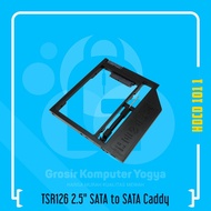 TSR126 2.5" SATA to SATA 12.9 x 12.8 x 9mm Universal HDD SSD Caddy