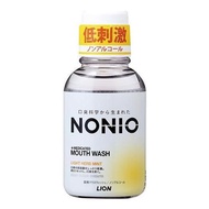 獅王 NONIO 漱口水，不含酒精，淡香草本薄荷味，80 毫升