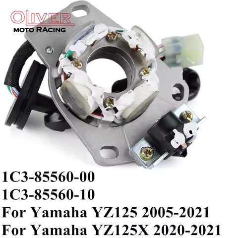 Motorcycle Engine Generator Magneto Stator Coil for Yamaha YZ125 2005-2021 YZ 125 YZ125X 2020 2021 1