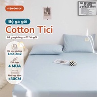 Tici Smooth Decorative Cotton Bedding Set 10cm, Mattress Sheets All Sizes 1m2 to 2m2 - Basic Solid C