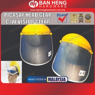 PICASAF HEAD GEAR C/W VISOR CLEAR / CLEAR SAFETY FACE SHIELD