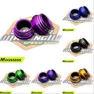 MANISAN DUST SEAL BOTTOM COVER CNC AS 26 MM UNIVERSAL BEBEK MATIC ALUMINUM CNC Motorcycle