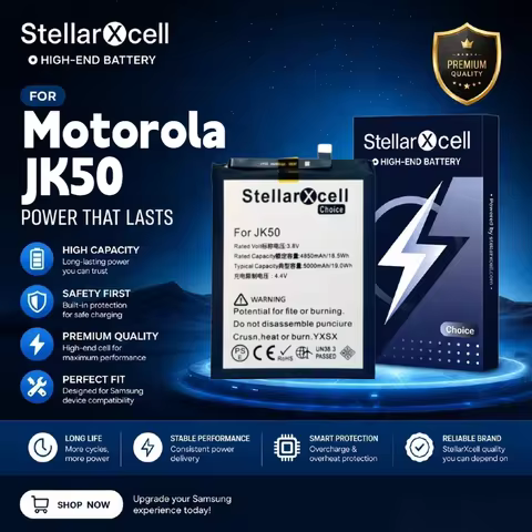 StellarXcell JK50 Battery For Motorola E7 E30 E40 G2022 GPlay GPower G7 G8 G9 G10 G20 G30 G31 G50 G5