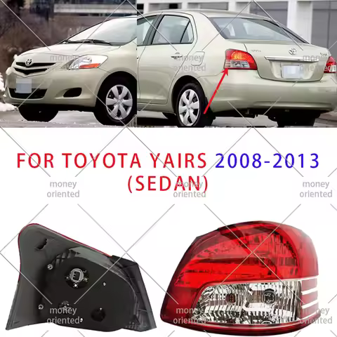 For Toyota Yaris Sedan 2007 2008 2009 2010 2011 Tail Light Brake Stop Lamp Clear Rear Right Side