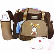 Lynx Mom's Baby Diaper Bag Large Baby Diaper Bag Front Pocket Embroidery + TBSD lynx67 Champion