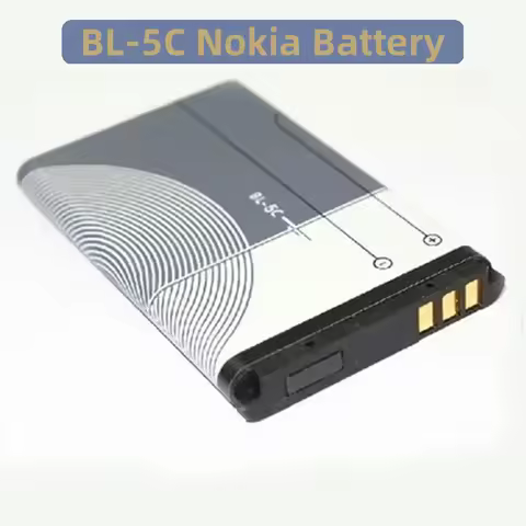 New BL-5C 1020mAh Mobile Phone Battery For Nokia BL-5C 1100 6230 6600 1108 1112 1200 n70 n91 N-Gage 