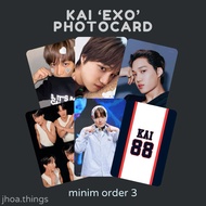 [UNOFFICIAL] PHOTOCARD KAI EXO KIM JONGIN SELCA CUTE KEYCHAIN MERCH ACTOR KOREA BOYGROUP