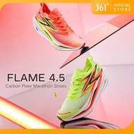 361 Degrees Flame 4.5 Men and Women Carbon Plated Marathon Running Shoes Professional Anti-Slip Comf