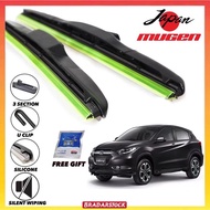 HONDA HRV WIPER ( Years 2014 - 2021 ) Japan Mugen Silicone Wiper HRV MG16 MG26