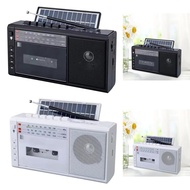 [xdnblun] Cassette Tape Player Vintage Radio AM Radio ,Support SD Card, Portable Radio for Travel