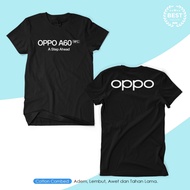 OPPO A60 Smartphone Tech T-Shirt Distro Kaos hp Cotton Combed 30s Graphic Tee