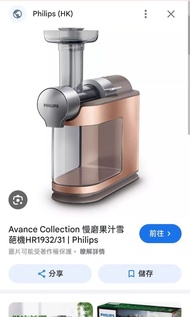 Philips 慢磨榨汁機