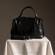 Alona Leather Freya Slingbag - Tas Selempang Wanita Multifungsi Kulit Sapi Asli Free Random Gift