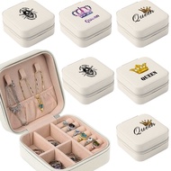 Convenient Jewelry Storage Box Necklace Ring Storage Organizer Mini Travel Jewelry Box, Multifunctio
