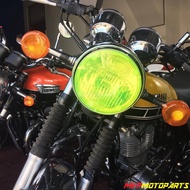 [MVP Motorcycle Boutique] MVP YAMAHA SR400 Fluorescent Green Headlight Guard/Headlight Goggles