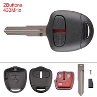 ABS 433MHz 2 Buttons Keyless Car Remote Key Fob with ID46 for MITSUBISHI Triton Pajero Outlander ASX Lancer MIT8 Lama
