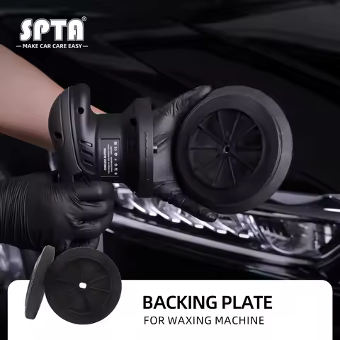SPTA 1PC 5inch(125mm)/ 6inch(150mm) Backing Plate Hook Loop Pad for LD601 12V Cordless Polisher Buff
