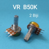 2 pcs 3pin VR B50K volume control single