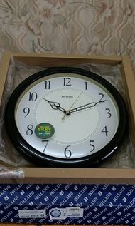 全新 日本麗聲 Rhythm Clock 掛牆鐘靜音