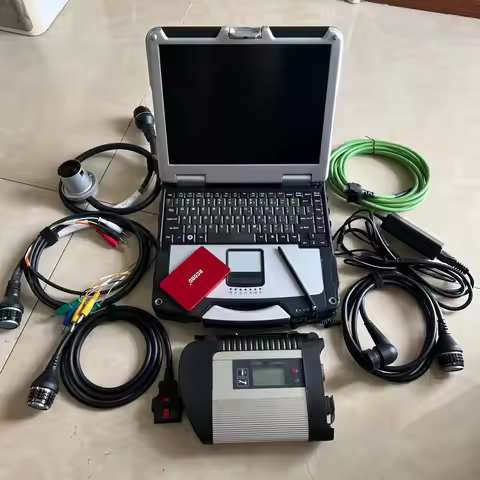 Mb Star c4 Sd Connect MIAN UNIT Wireless DIAGNOSTIC TOOL SSD SOFTWARE FULL SET LAPTOP CF31 I5 8G LAN