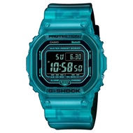 [Luxolite] Casio G-Shock DW-B5600G-2DR Lineup Bluetooth® Blue Translucent Gradated Resin Band Watch DW-B5600G-2D