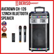 DERISO Avcrowns CH-126 Wireless Bluetooth Speaker USB TF AUX Microphone Rechargeable