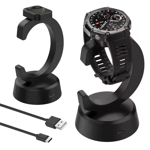 Wireless Charger for Huami Amazfit T-REX3 Pro USB Charging Dock Adapter Watch Charger Station Base W
