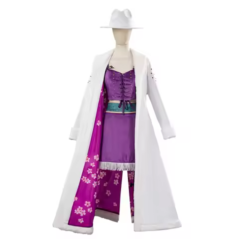 Halloween Party Nico Robin Cosplay Costume And Hat Live-Action TV Series Nico's Anime Expo Miss All 