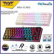 Armaggeddon MKA 1C Neo LED Backlight Mechanical Gaming Keyboard / 61 Key / Hot Swapable