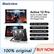Blackview Active 12 Pro Rugged Projector Tablet 11'' Pad Android 15 16GB 1TB 30000mAh Dimensity 7300