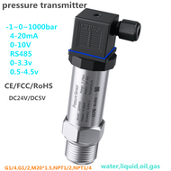 1Mpa ทรานสมิตเตอร์2.5Mpa 50Mbar 10bar 1บาร์ตัวแปลงสัญญาณ20kpa แก๊สน้ำมันน้ำและน้ำมันเครื่องจ่ายน้ำเซ