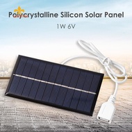 6V Portable Solar Panel Mini DIY Solar System for Phone Power Bank Fan Battery C [anisunshine.sg]