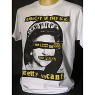 เสื้อวงนำเข้า s Anarchy in the UK God Save the Queen Pretty Vacant Punk Rock Retro Style Vintage T-S