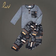 Lav-Long Sleeve Sleepwear Set for Boys Ages 4-12 Years Fun Games Misty 81 Series