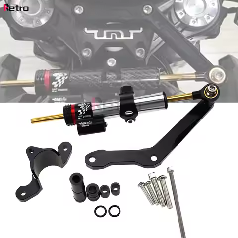 Steering Damper Bracket Motorcycle Steering Damper Mounting Support Stabilizer for Motorcycle Benell